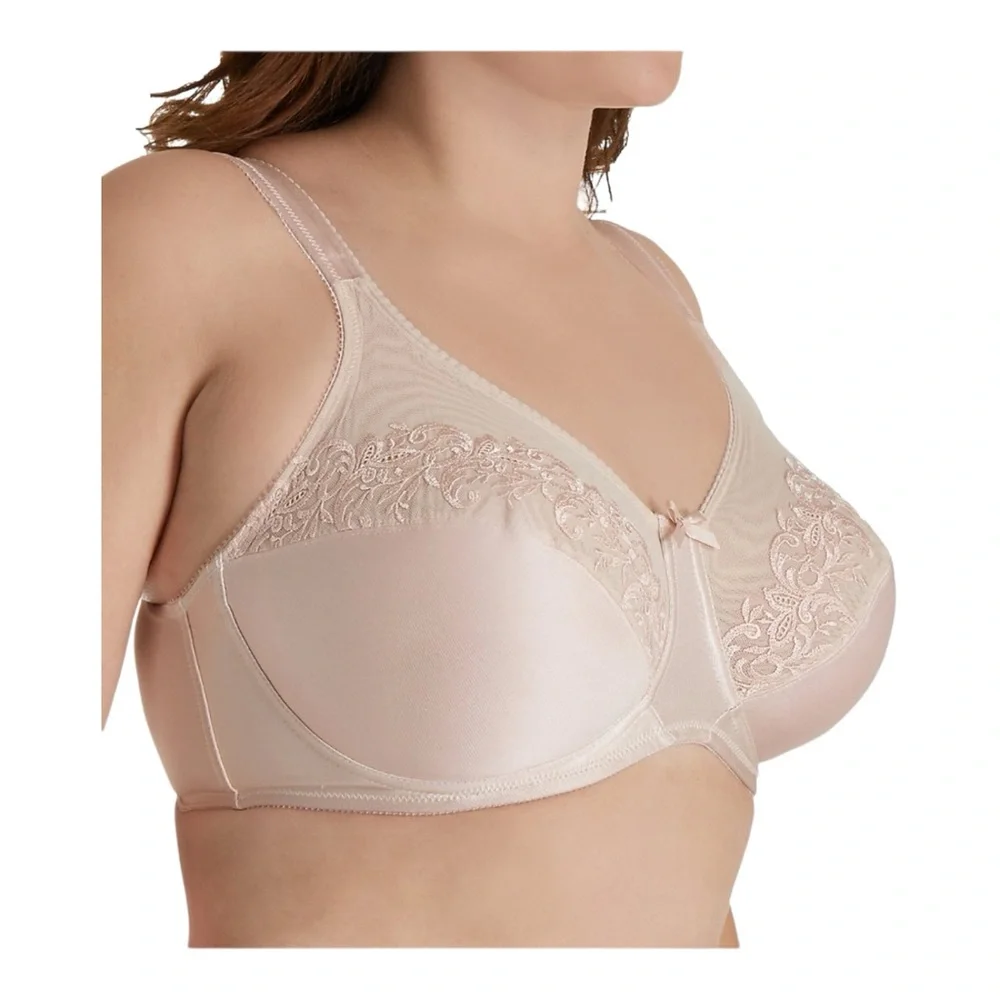 NWT AVIANA #2456 Underwire Embroidered Bra. Size 34D.